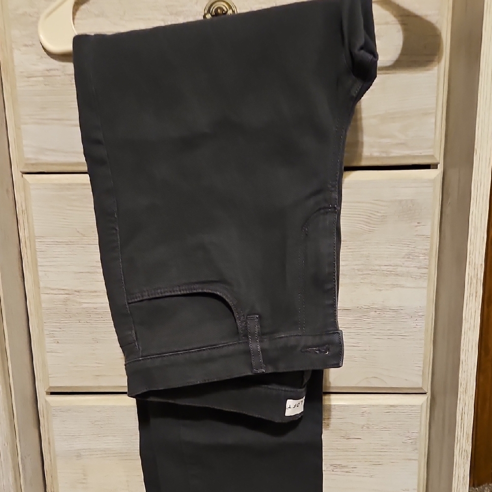 LOFT Women's Grey Ankle Jeans